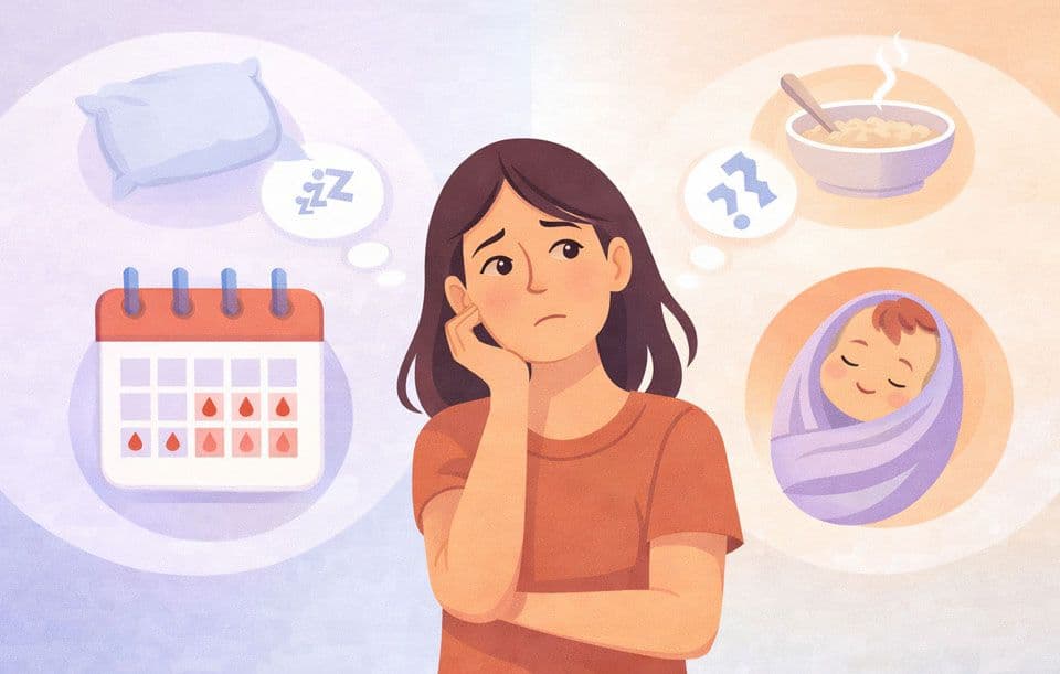 ¿Es mi periodo que va a llegar o estoy embarazada?